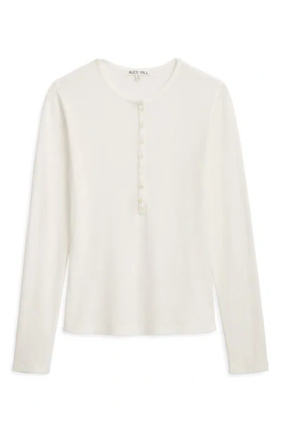 ALEX MILL ALEX MILL LAINE COTTON BLEND RIB HENLEY