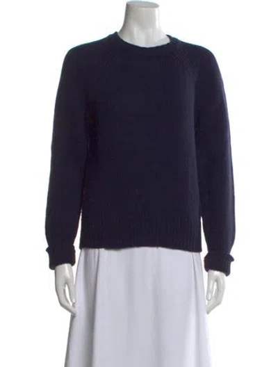 Pre-owned Alex Mill Lambswool Crew Neck Sweater In Blue