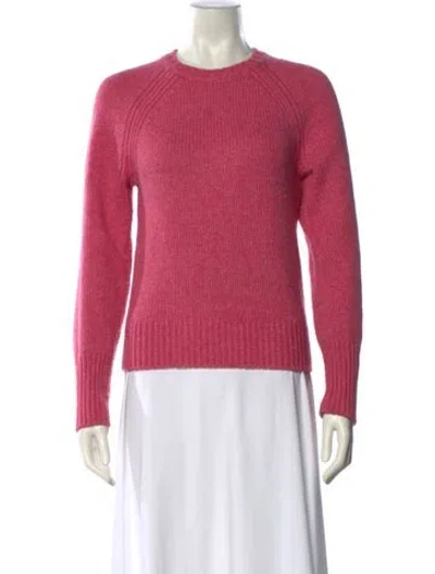 Pre-owned Alex Mill Lambswool Crew Neck Sweater In Pink