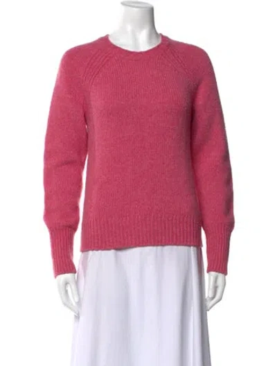 Pre-owned Alex Mill Lambswool Crew Neck Sweater In Pink