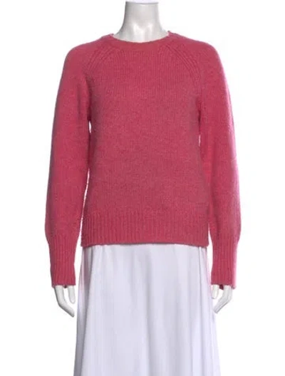 Pre-owned Alex Mill Lambswool Crew Neck Sweater In Pink