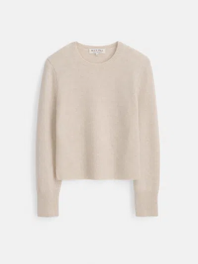Alex Mill Lana Sweater In Cashmere In Heather Ecru