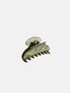 Alex Mill Large Round Claw In Moss