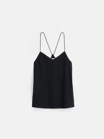 Alex Mill Lauren Cami In Tencel In Rich Black
