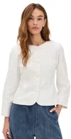 Alex Mill Lena Blazer In Linen Off White In White