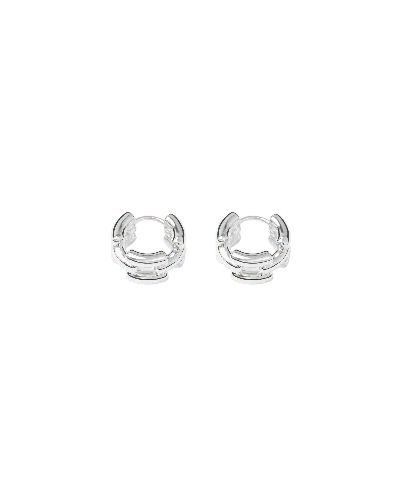 Alex Mill Lie Studio Johanna Earrings In Silver