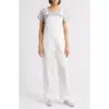 Alex Mill Lili Denim Overalls In White