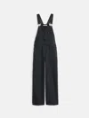 Alex Mill Lili Overall In Black Denim In Washed Black