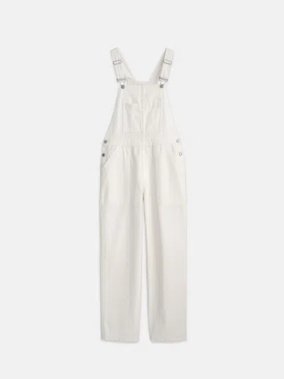 Alex Mill Lili Overall In White Denim