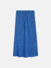 Alex Mill Lilly Polka Dot Midi Skirt In Blue