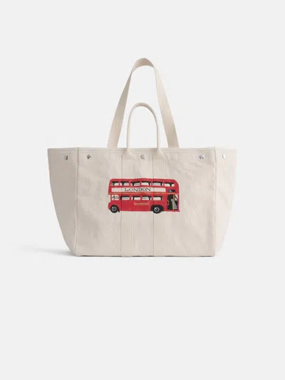 Alex Mill Limited Edition Painted Perfect Weekend Double Decker Tote In Custom