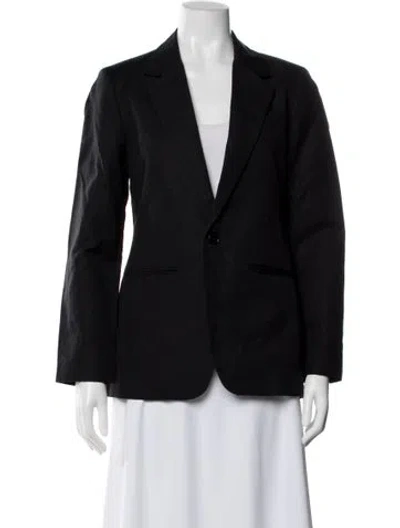 Pre-owned Alex Mill Linen Blazer In Gray