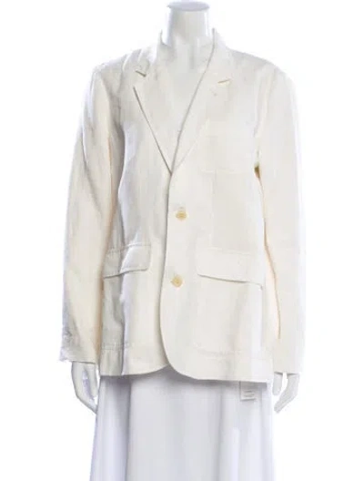 Pre-owned Alex Mill Linen Blazer In Neutral