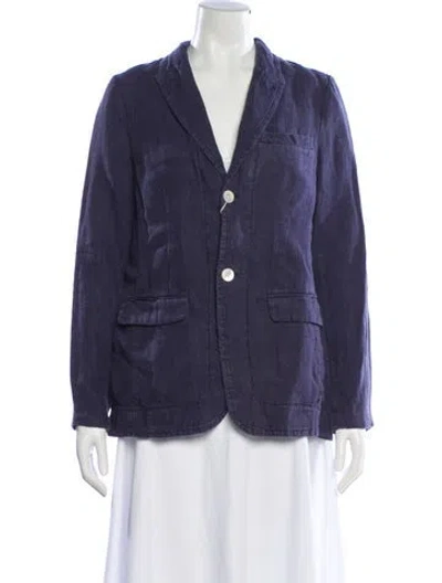 Pre-owned Alex Mill Linen Denim Jacket W/ Tags In Blue