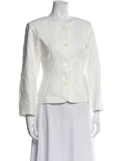 Pre-owned Alex Mill Linen Jacket In White