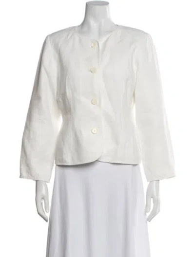 Pre-owned Alex Mill Linen Jacket In White
