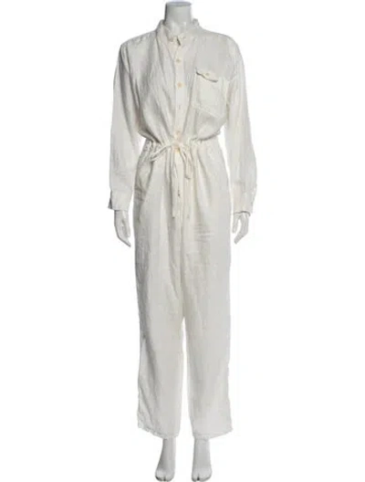Pre-owned Alex Mill Linen Jumpsuit In Neutrals