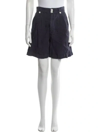 Pre-owned Alex Mill Linen Knee-length Shorts W/ Tags In Blue