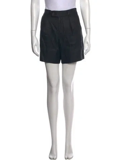 Pre-owned Alex Mill Linen Mini Shorts In Blue