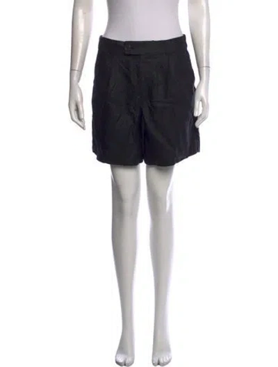 Pre-owned Alex Mill Linen Mini Shorts In Blue