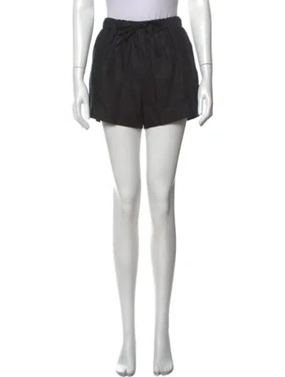 Pre-owned Alex Mill Linen Mini Shorts In Blue