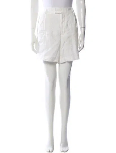 Pre-owned Alex Mill Linen Mini Shorts In Neutral