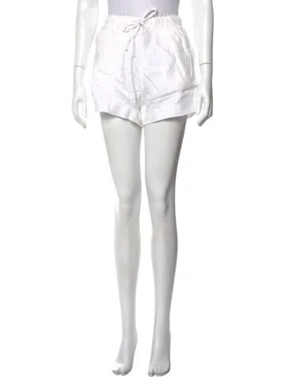 Pre-owned Alex Mill Linen Mini Shorts In Neutrals