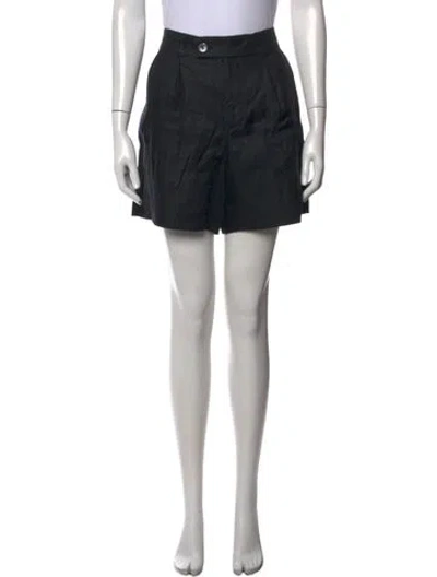 Pre-owned Alex Mill Linen Mini Shorts W/ Tags In Black