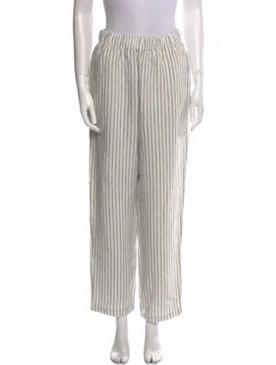 Pre-owned Alex Mill Linen Straight Leg Pants In Neutral