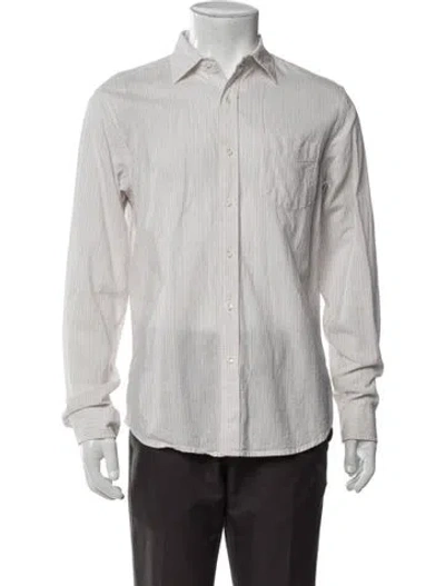 Pre-owned Alex Mill Linen Striped Shirt In Multi