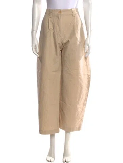 Pre-owned Alex Mill Linen Wide Leg Pants In Neutrals