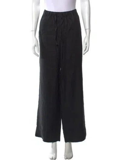 Pre-owned Alex Mill Linen Wide Leg Pants W/ Tags In Black
