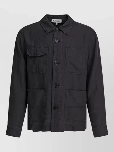 Alex Mill Linen Work Jacket In Neutral