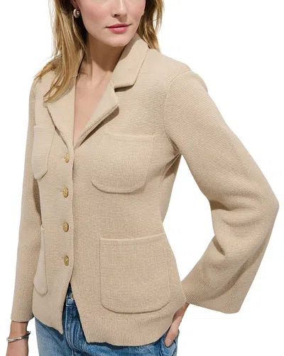 Alex Mill London Sweater Jacket In Sand