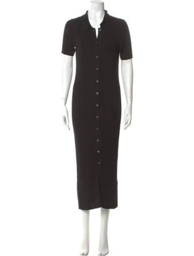 Pre-owned Alex Mill Long Dress In Black