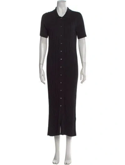 Pre-owned Alex Mill Long Dress In Black