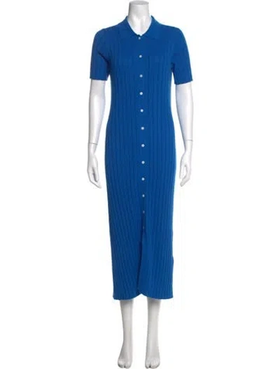 Pre-owned Alex Mill Long Dress In Blue