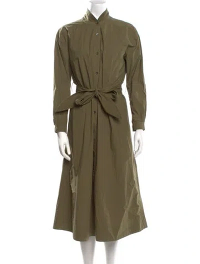 Pre-owned Alex Mill Long Dress In Green