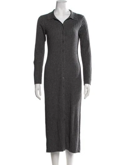Pre-owned Alex Mill Long Dress In Grey