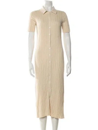 Pre-owned Alex Mill Long Dress In Neutral