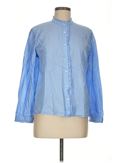 Pre-owned Alex Mill Long Sleeve Button Down Shirt In Blue