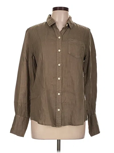 Pre-owned Alex Mill Long Sleeve Button Down Shirt In Brown