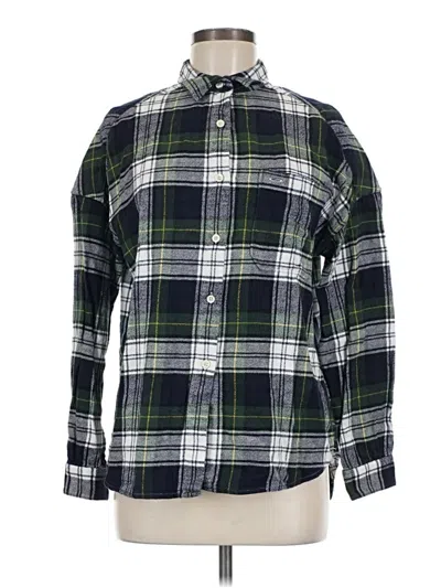 Pre-owned Alex Mill Long Sleeve Button Down Shirt In Green