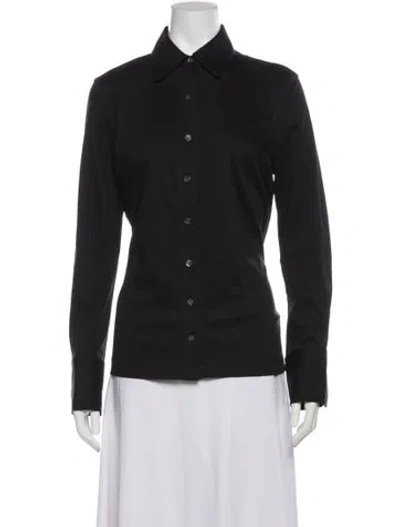 Pre-owned Alex Mill Long Sleeve Button-up Top In Blue