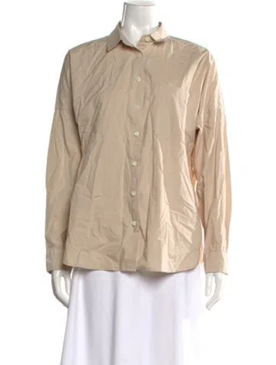 Pre-owned Alex Mill Long Sleeve Button-up Top W/ Tags In Neutral