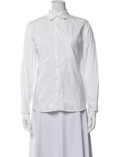 Pre-owned Alex Mill Long Sleeve Button-up Top In White