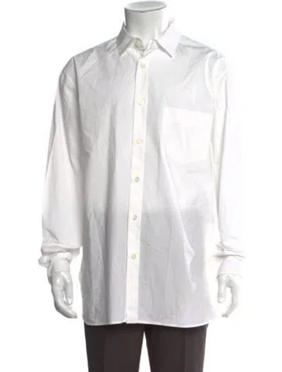Pre-owned Alex Mill Long Sleeve Dress Shirt In White