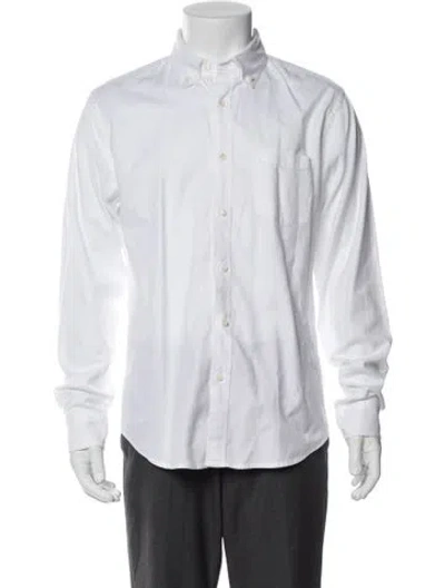 Pre-owned Alex Mill Long Sleeve Dress Shirt In White