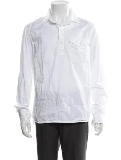 Pre-owned Alex Mill Long Sleeve Dress Shirt In White