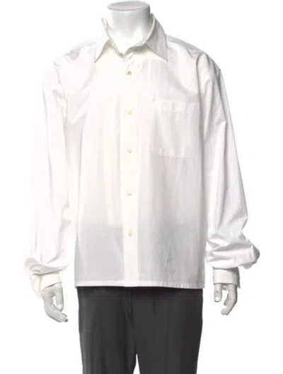Pre-owned Alex Mill Long Sleeve Dress Shirt In White
